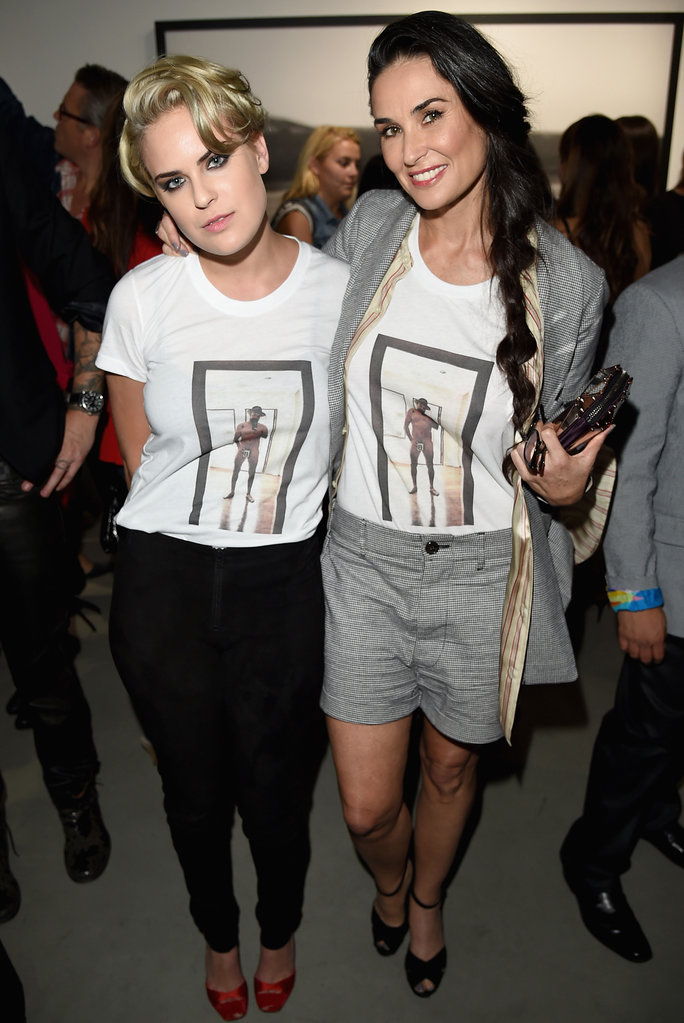 Demi Moore and Tallulah Willis, October 2014 