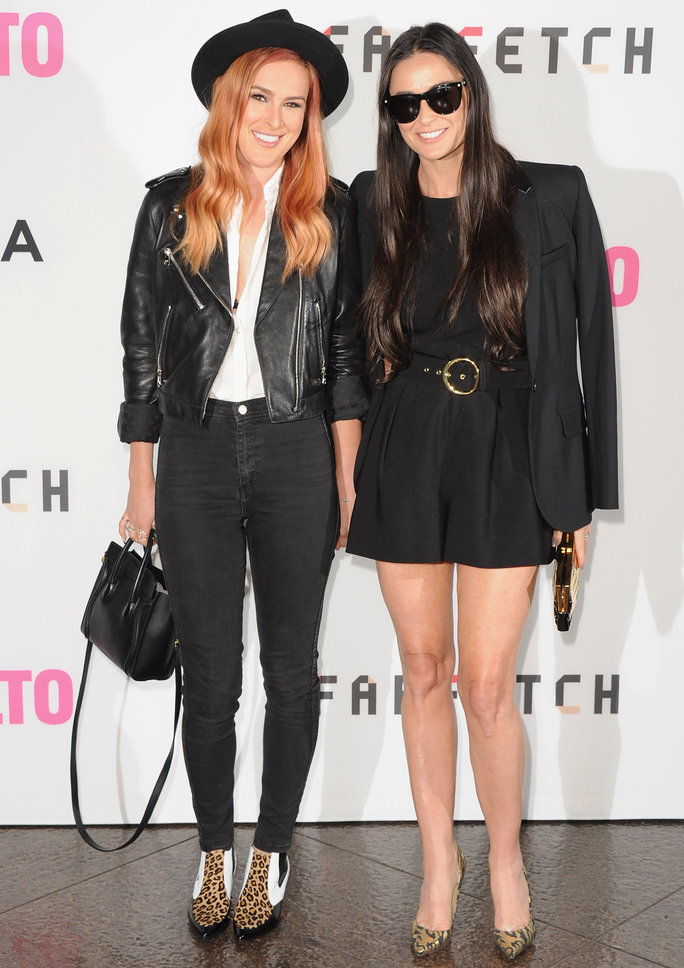 Demi Moore and Rumer Willis, May 2014 