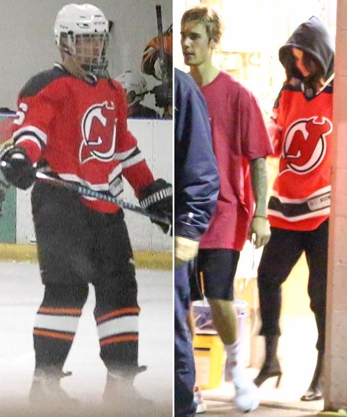 में the Same hockey jersey 