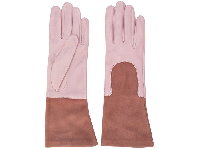 สี Contrast Gloves 