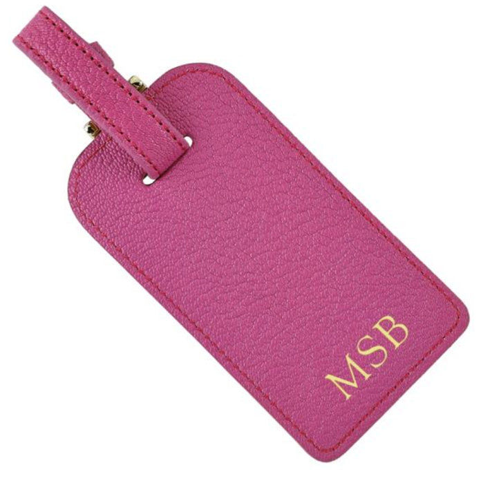 ग्राफिक Image Personalized Leather Luggage Tag