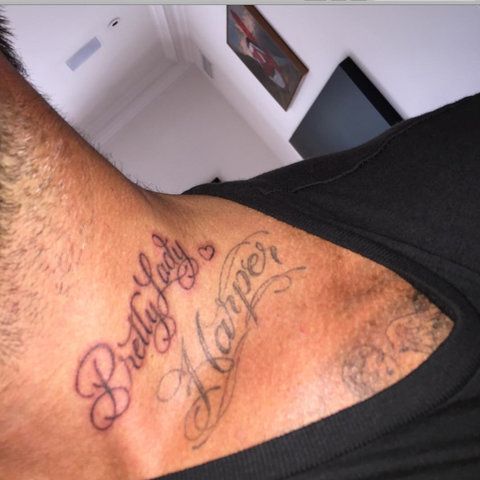डेविड Beckham instagram tattoos 2