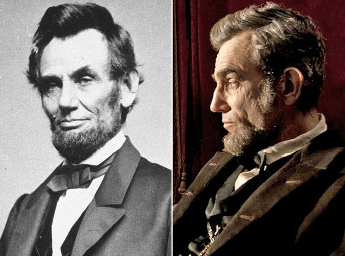 डैनियल Day-Lewis as Abraham Lincoln