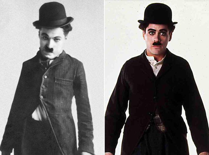 रॉबर्ट Downey Jr. as Charlie Chaplin