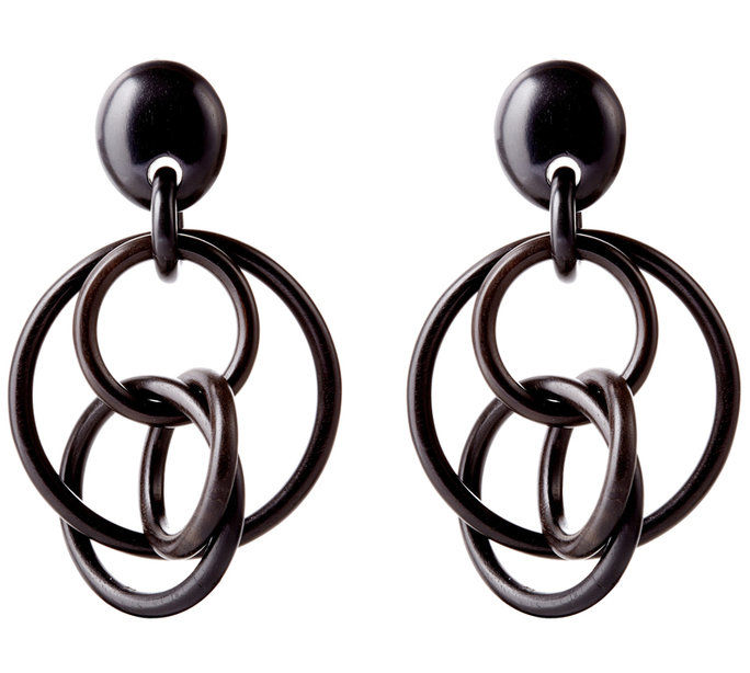 पैसा Concentric Circle Earrings