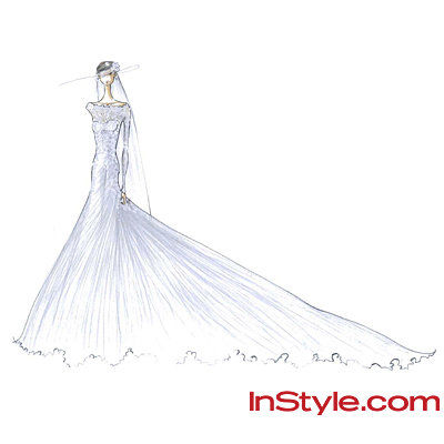 แฟชั่น Designers Sketch Kate Middleton's Wedding Dress - Pamella Roland