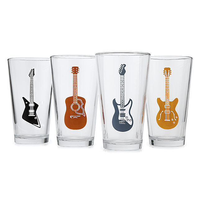 गिटार Glasses - Set of 4
