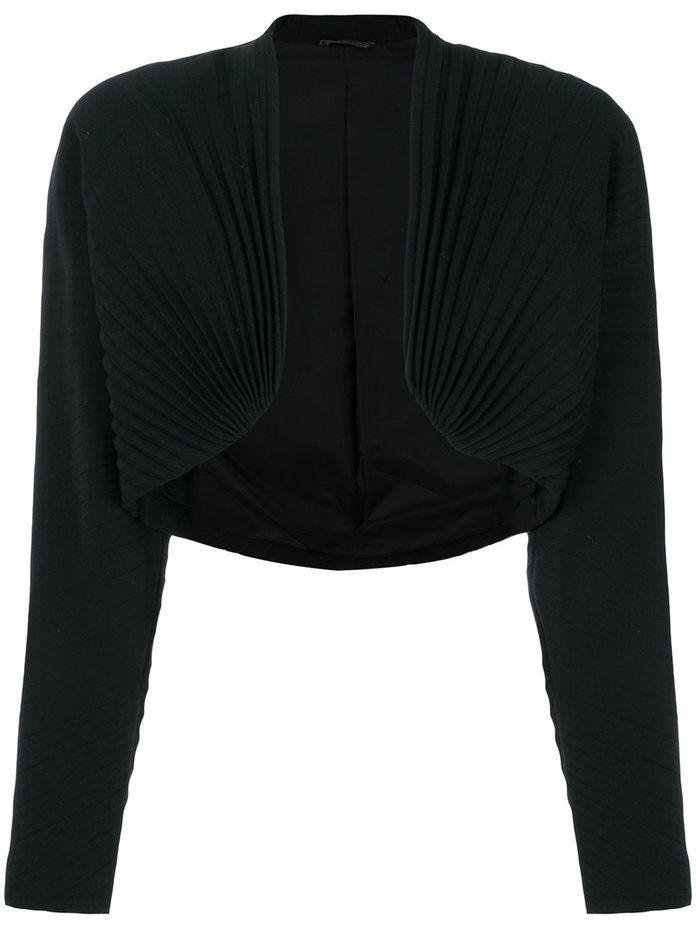 เหล้าองุ่น Versace cropped Bolero jacket