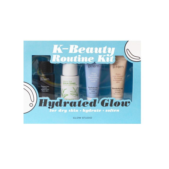 हाइड्रेटेड Glow K-Beauty Routine Kit