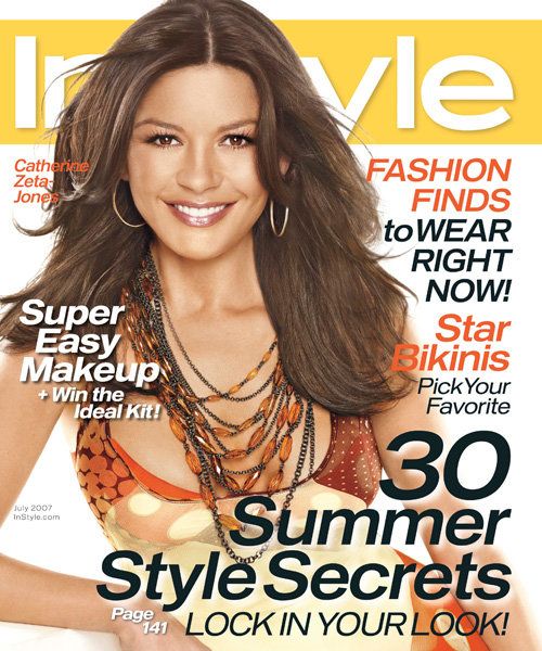 InStyle Covers - July 2007, Catherine Zeta-Jones