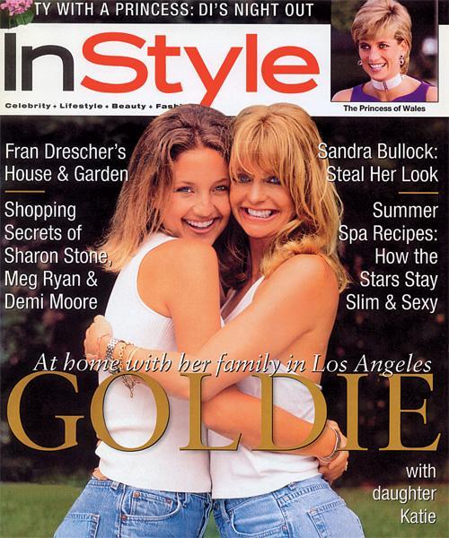 स्टाइल में Covers - August 1996, Goldie Hawn and Kate Hudson