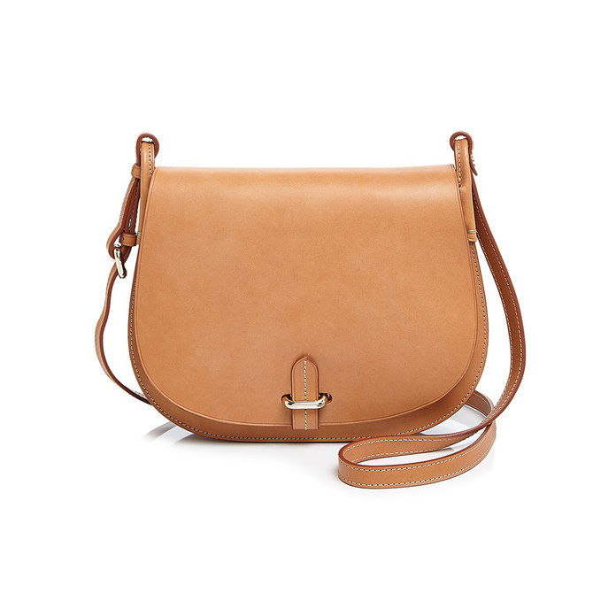 एम्मा Leather Saddle Bag