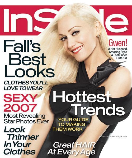 InStyle Covers - September 2007, Gwen Stefani