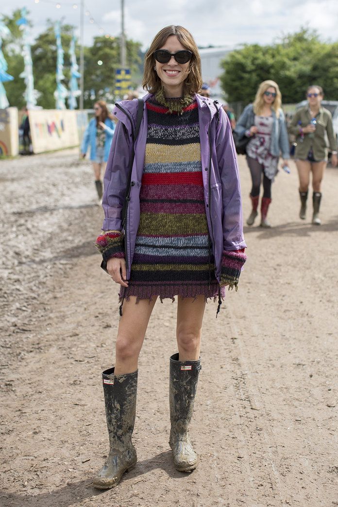 एलेक्सा Chung at Glastonbury 2016 