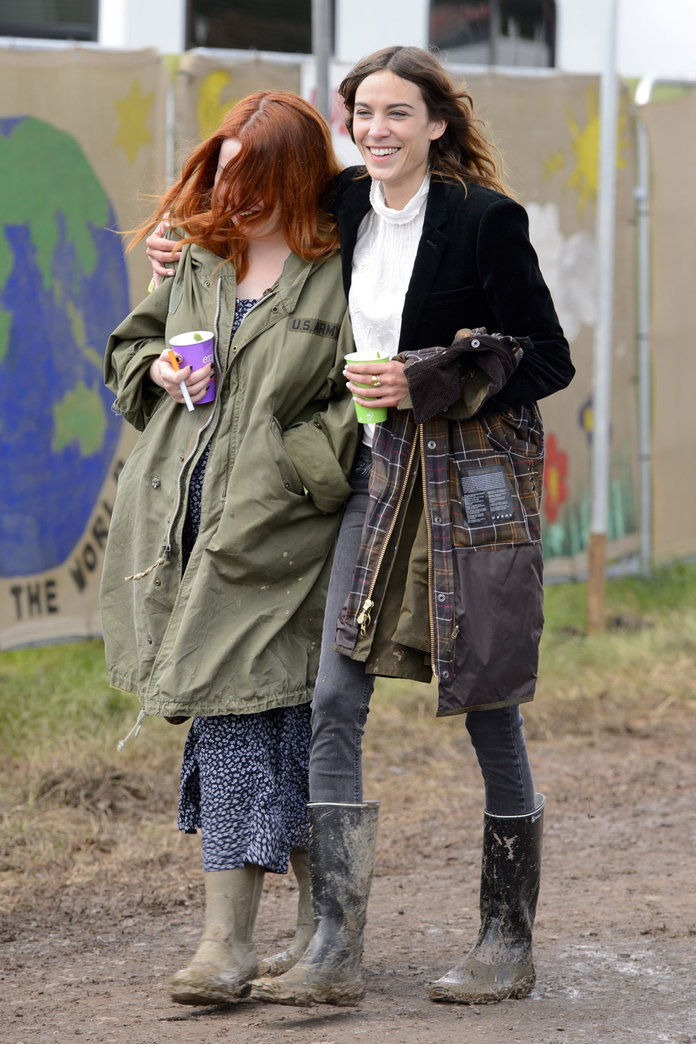 एलेक्सा Chung At Glastonbury 2014