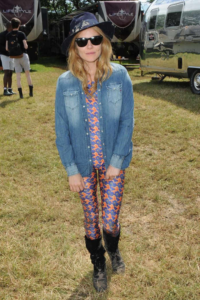 सिएना Miller At Glastonbury 2014