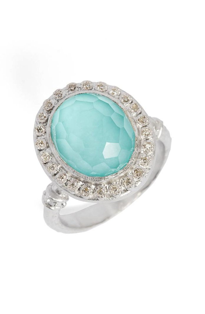 अर्मेन्टा New World Diamond & Turquoise Ring