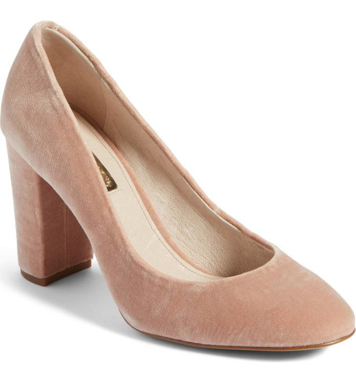 Jianna Stacked Heel Pump