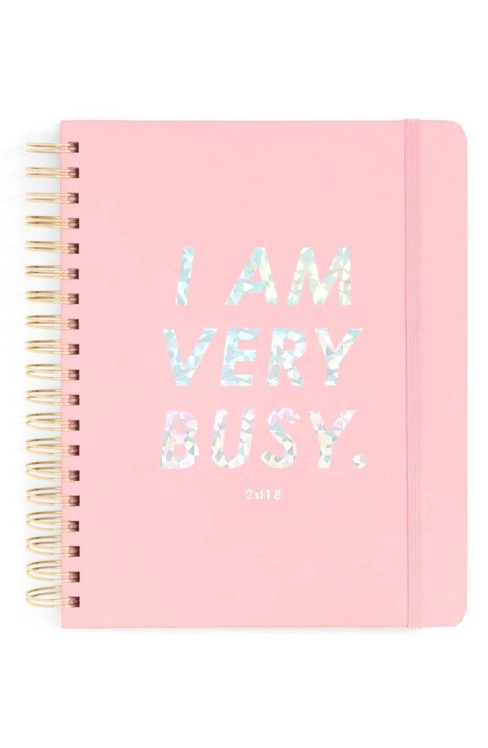 Ban.do 'I Am Very Busy' 17-Month Hardcover Agenda 