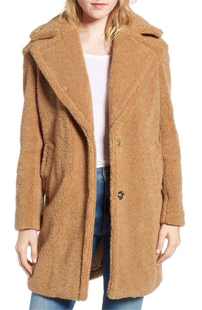 कृत्रिम Fur Teddy Bear Coat