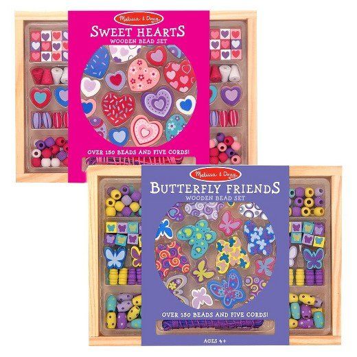 หวาน Hearts and Butterfly Friends Bead Set of 2 