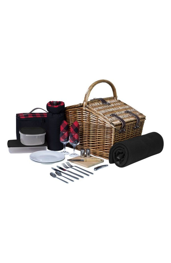 उलट-फेर Wicker Picnic Basket