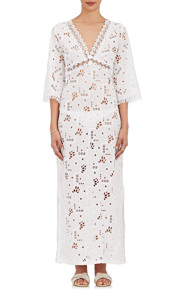प्रलोभन POSITANO Begonia Cotton Cover-Up Maxi Dress
