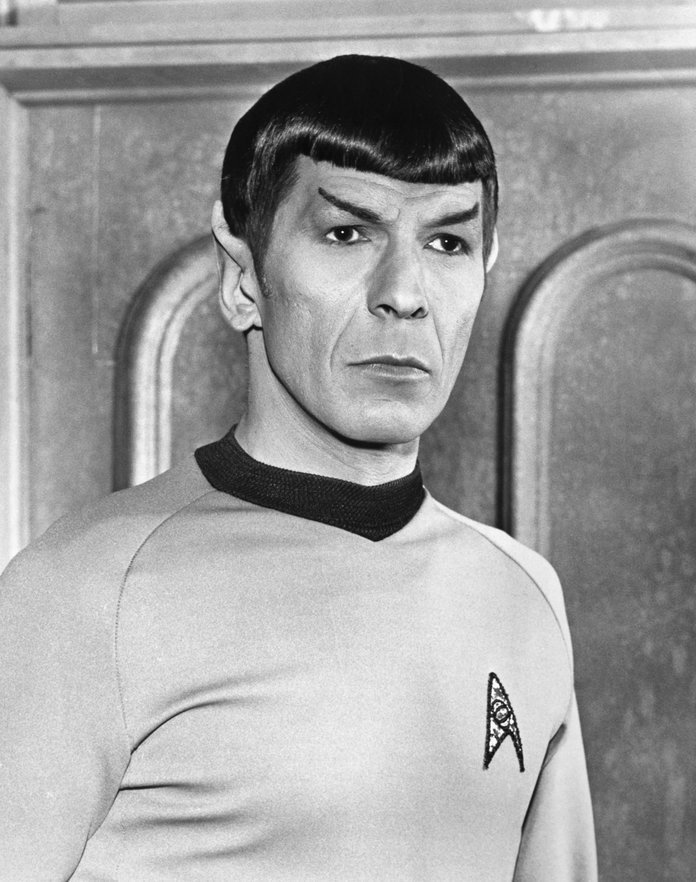 เลียวนาร์ด Nimoy as Spock in Star Trek