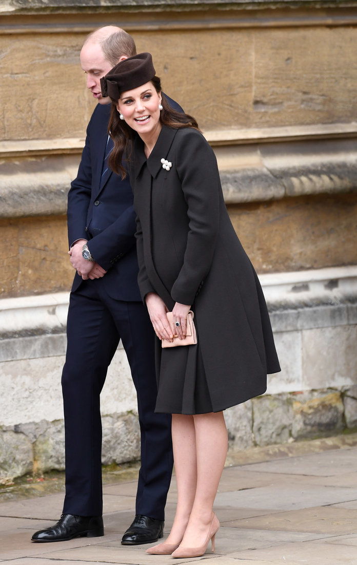  Royal Family Attend Easter Service At St George's Chapel, Windsor
