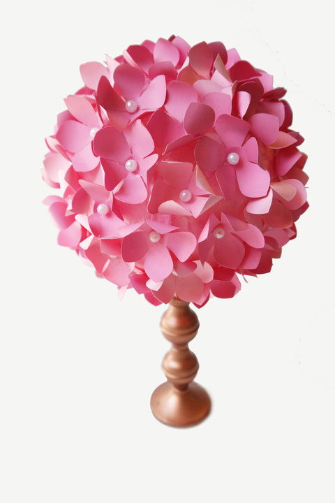 कागज़ Flower DIY Centerpiece Full Bouquet Embed