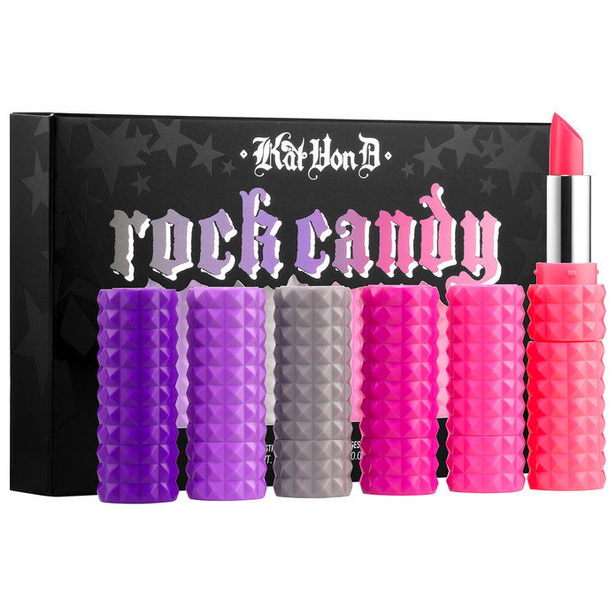 कैट Von D Rock Candy Studded Kiss Lipstick Set