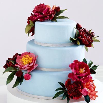 ดอกพีโอะนิ decorated cake
